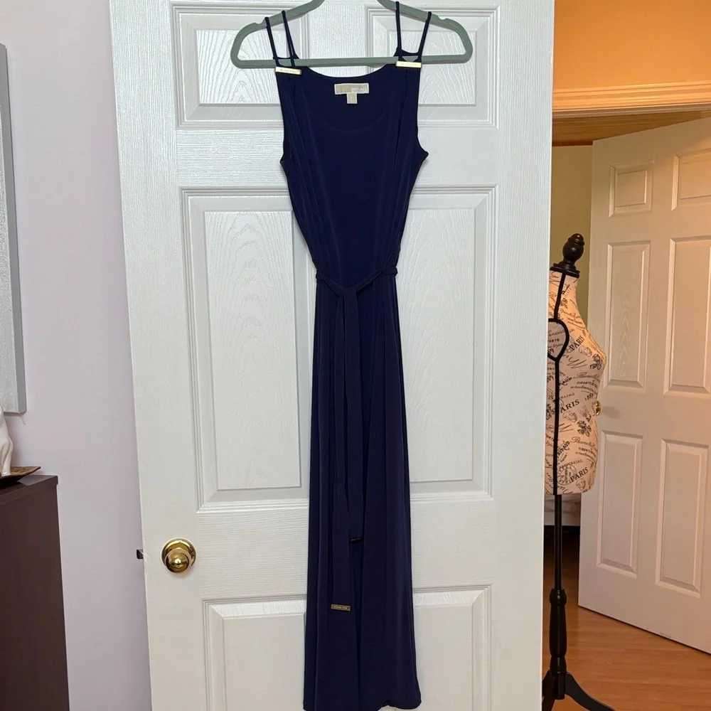Michael Kors Deep Blue Maxi Dress - Picture 5 of 8